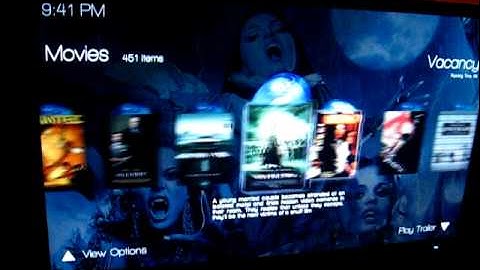 XBMC using Kinect remote software (Kinemote software)