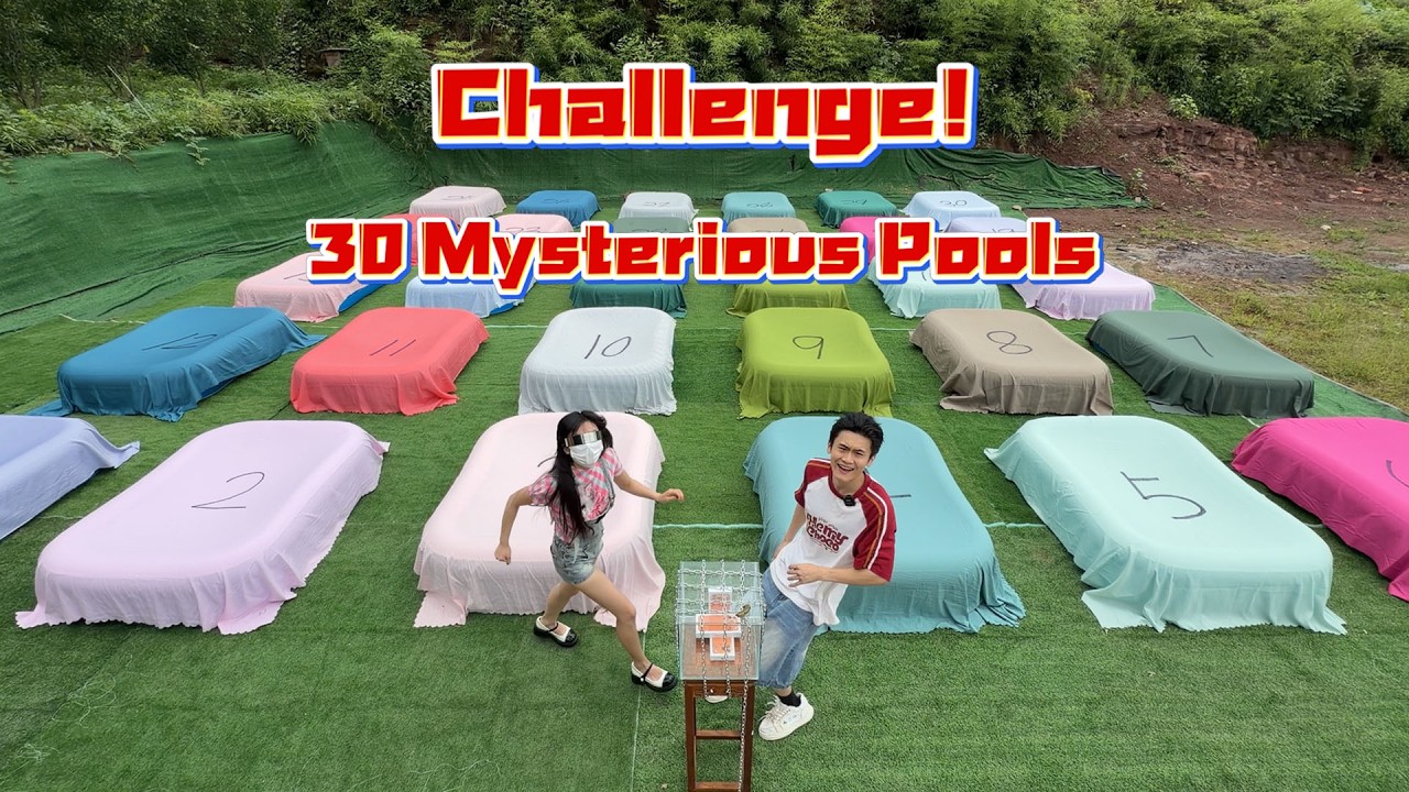 Challenging 30 Mystery Pools with Only 1 Real Key!
