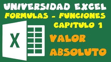 Excel funcion abs (Excel valor absoluto) - Funciones Cap.1