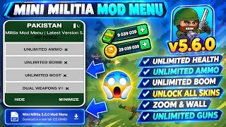 Mini Militia v5.6.0 Mod Menu 🇵🇰 | VIP Mod | No Key & No Password | Latest Update 2026 screenshot 2
