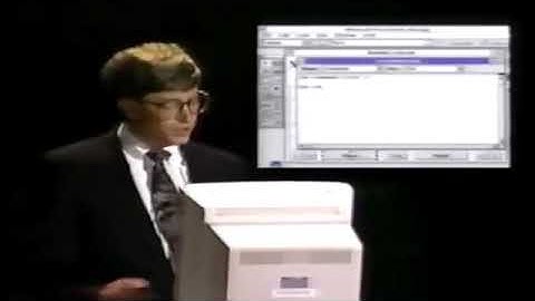 BillGates Vb demo old video