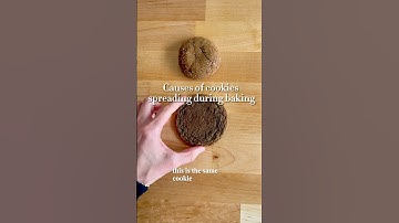 3 common causes of cookies spreading or not spreading when baked #cookies #baking