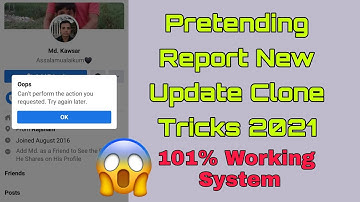 Pretending Report New Update Clone Tricks 2021 || 100% Working System || Tech Ajaira
