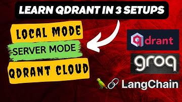Langchain + Qdrant Local | Server (Docker) | Cloud | Groq | Tutorial