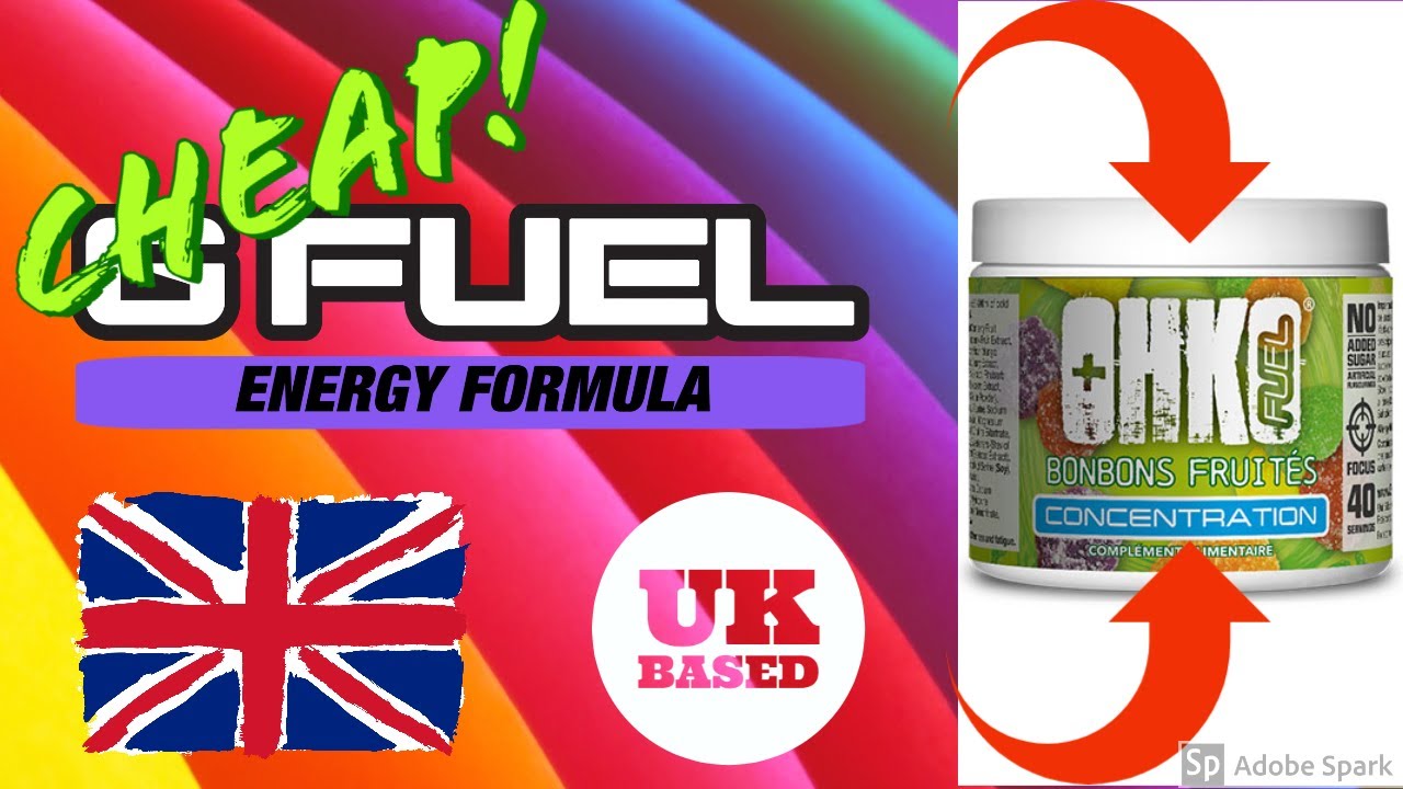 OHKO Fuel G Fuel Alternative UK Based Powdered Energy Drink