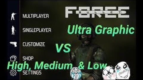 Bullet force high vs low graphics