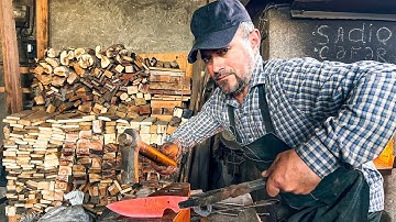 Recycling Metal Hangers into a Sharp Damascus Knife – Damascus Project
