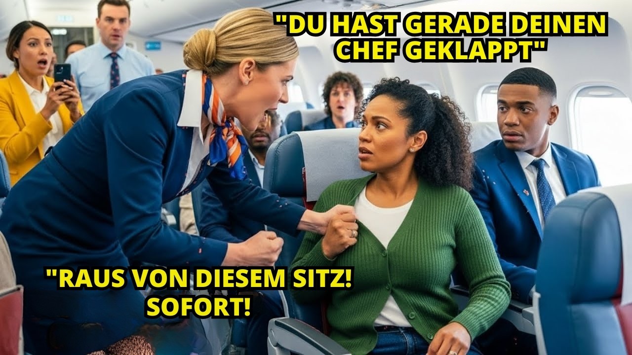 Eine Flugbegleiterin ohrfeigte eine schwarze Frau – Sekunden später erkannte diese,ihr Chef war.
