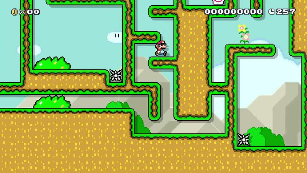 迷路コース!!!! [Maze Course!] by SAHHHHHHHH 🍄Super Mario Maker 2