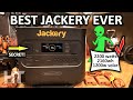 Jackery 2000 pro 2200w ups solar generator battery power station review