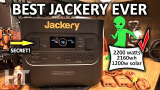 JACKERY 2000 PRO 2200w UPS Solar Generator Battery Power Station Review