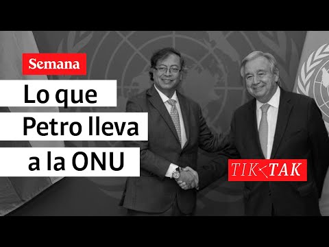 Tik tak: Lo que el presidente Gustavo Petro lleva a la ONU | Tik Tak
