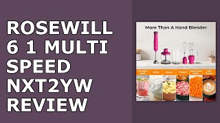 Rosewill 6-in-1 Multi-Speed Cordless Rechargeable Immersion Hand Blender - Honest Overview 🤯