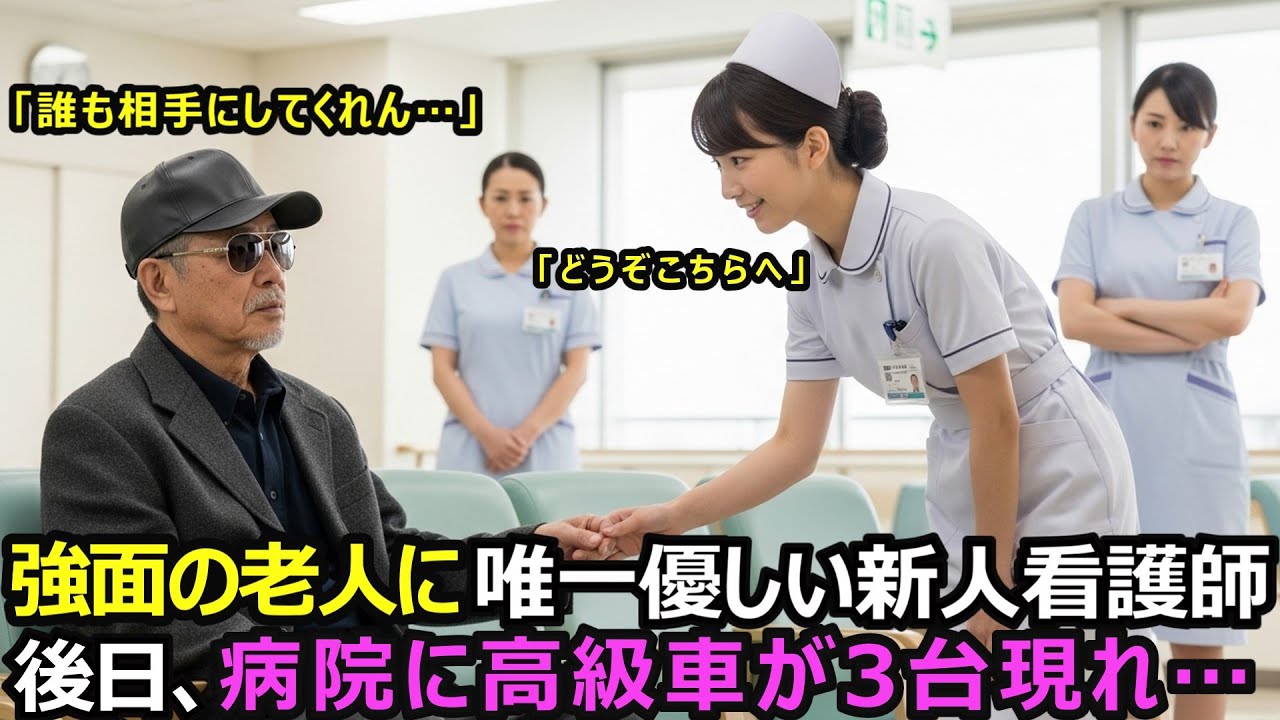 強面の老人に優しくした新人ナース。しかし、それがキッカケで彼女は解雇された…だが後日、財閥会長が現れ…