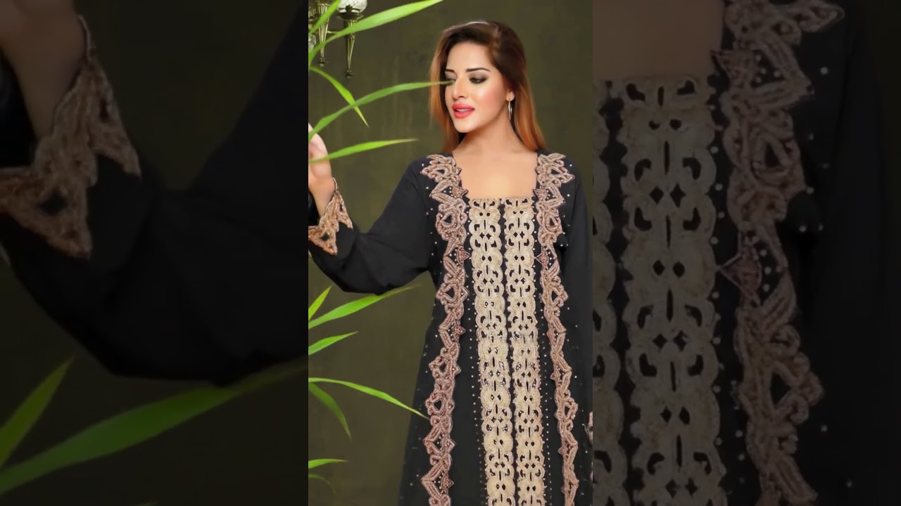 The Elegant Black kaftan dress for modest and modern women