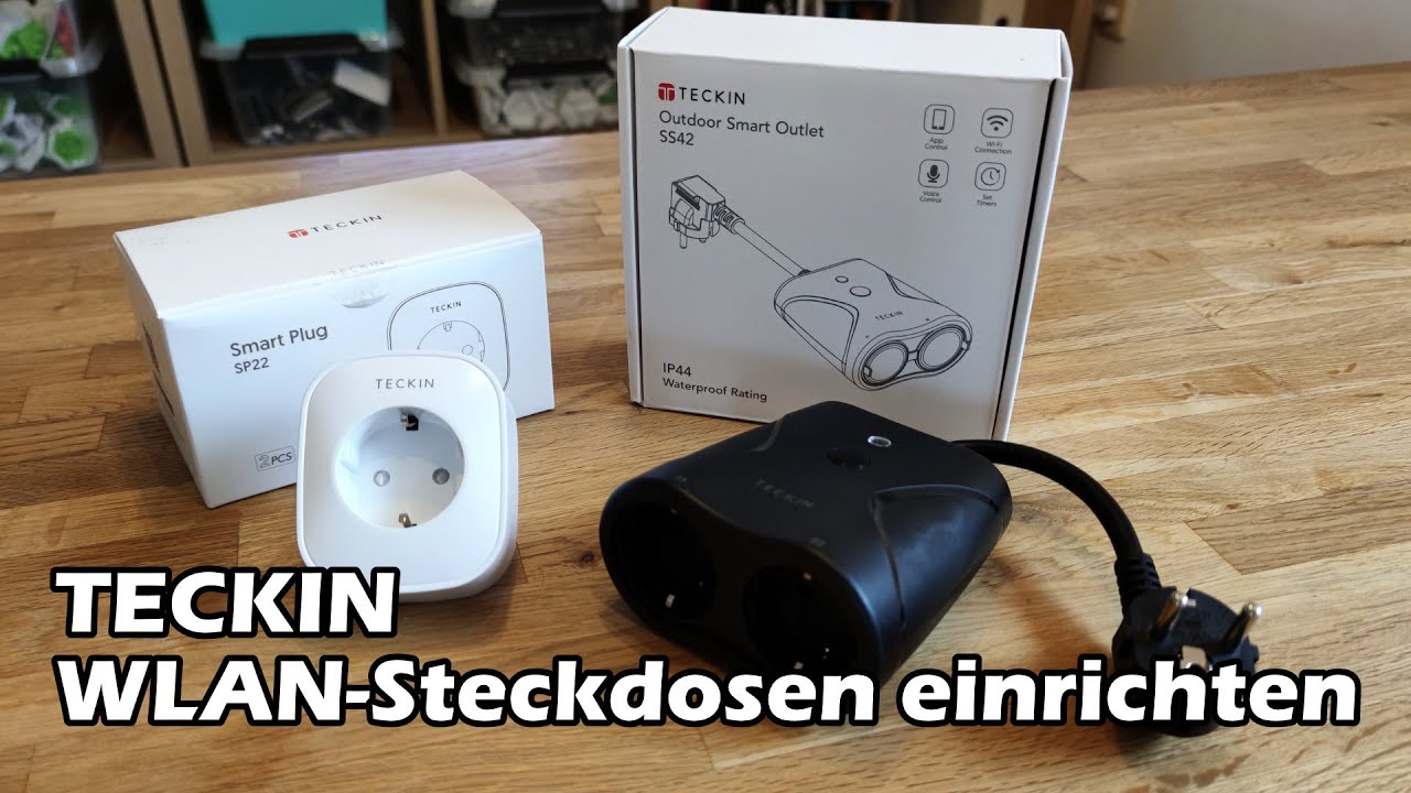 Teckin Smart Plug WLAN Steckdosen einrichten