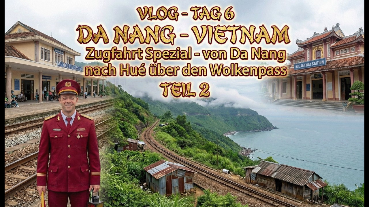 Stephan on Tour 🚂 VLOG TAG 6 (Teil 2): Gefühlt endlos, aber wunderschön! 🌊 Ankunft in Hue am Bahnhof