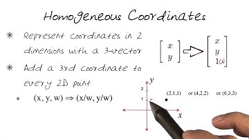 Homogeneous Coordinates
