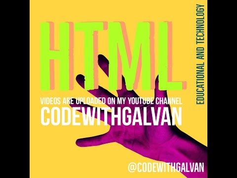 HTML (part 1) for beginners | @Techwithgalvan | #html #coding #new