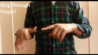 Ring Through Finger Trick Tutorial