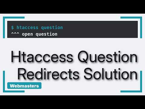 .htaccess how to redirect multiple pages to one? (2 Solutions!!)