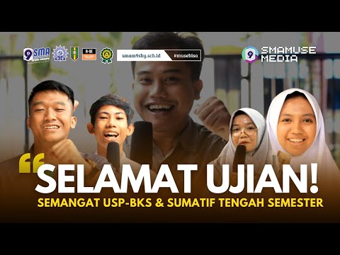 Thumbnail Video SELAMAT DAN SEMANGAT UJIAN! - SMA Muhammadiyah 9 Surabaya