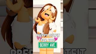 Simple Preppy Kid Outfit For You! 🎀✨ #berryave #berryavenue #roblox #robloxrp