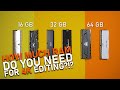 How much ram do you need for 4k editing  featuring patriot viper steel ram