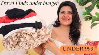 Travel finds under budget ! Amazon dresses tops tees skirts pants under 999