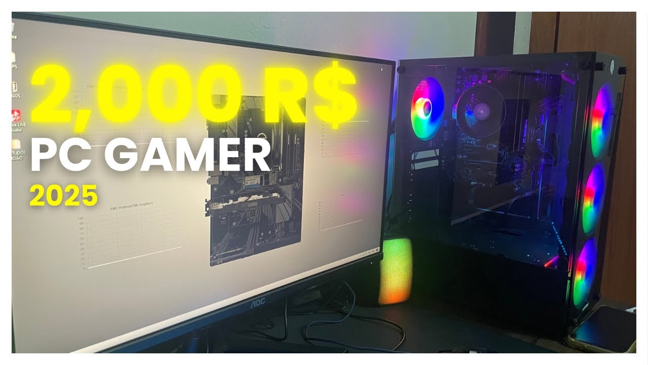 MELHOR PC GAMER CUSTO BENEFÍCIO POR 2000 REAIS EM 2025! - YouTube