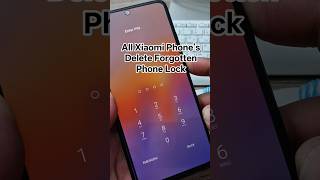 Forgot Screen Lock? All Xiaomi, Redmi, Poco Phones. Remove pin, pattern, password lock.