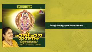 sree ayyappa suprabhatham hariharanandanam