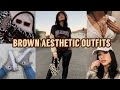brown/cream aesthetic outfit ideas ✩
