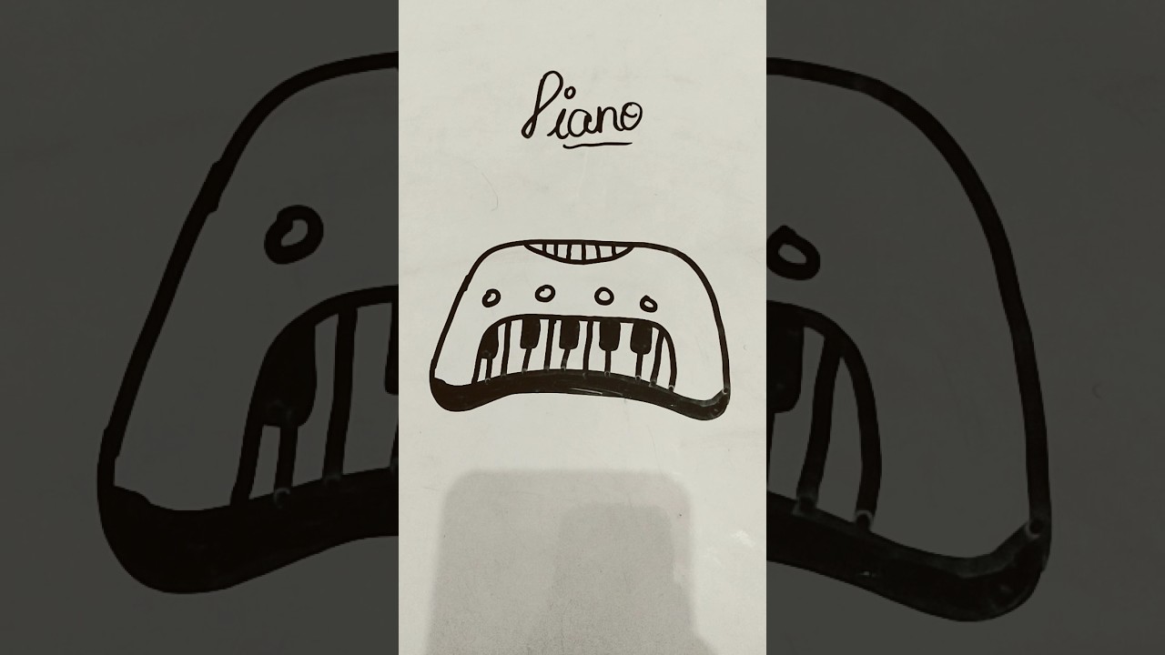 piano 🎹🎹 drawing easy 