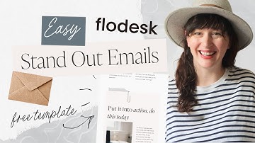 Watch me Design a Branded Email Newsletter in Flodesk | Free Template
