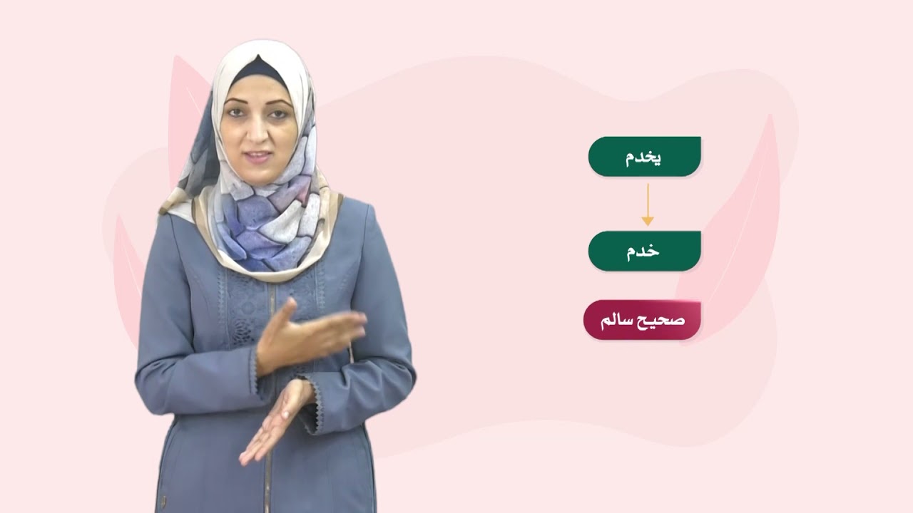 اللغة العربية 7 - فصل 1 | أنواع الفعل الصحيح