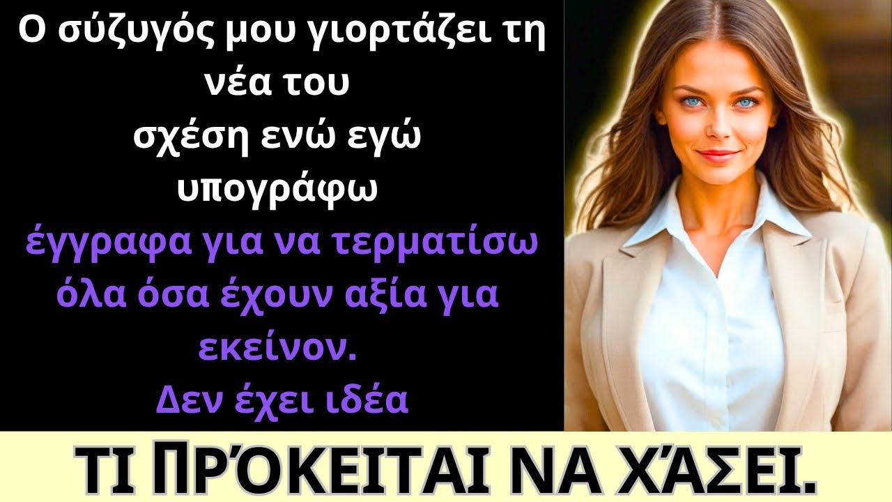 Ο Άντρας Μου Γιορτάζει Τη Νέα Σχέση Ενώ Υπογράφω Έγγραφα Για Να Τελειώσω Ό,τι Του Είναι Σημαντικό