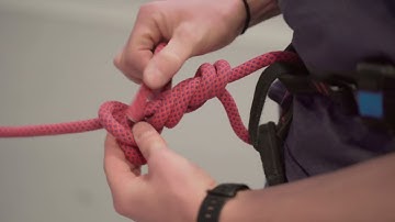 Tying In With a Figure 8 Knot - The Ultimate Guide To Belaying