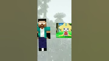 Herobrine vs Pokemon 😈🔥 #shorts #minecraft #GKgamer