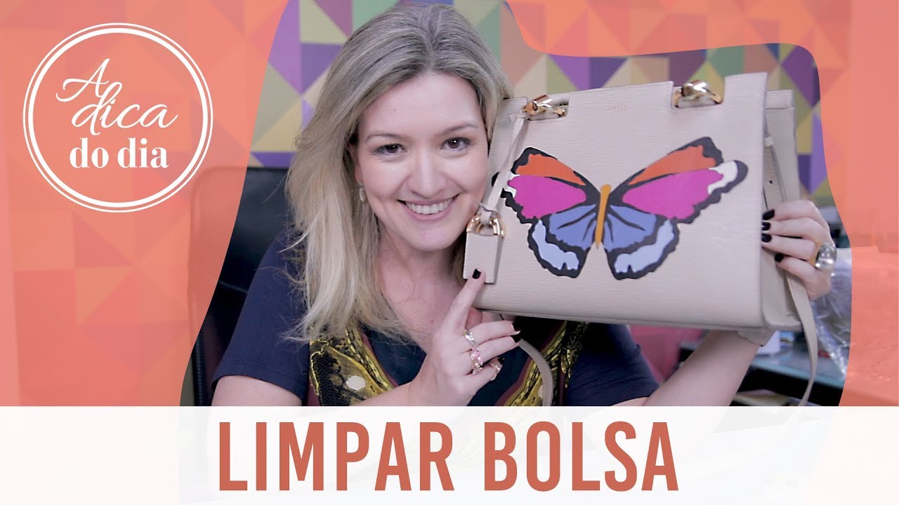 TRUCÃO PARA LIMPAR O INTERIOR DA BOLSA| A DICA DO DIA COM FLÁVIA FERRARI