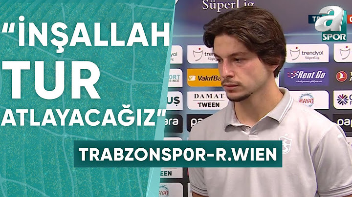 Enis Destan: Rakipten Daha Fazla Pozisyona Girdik Fakat Golü Bulamadık (Trabzonspor 0-1 Rapid Wien)