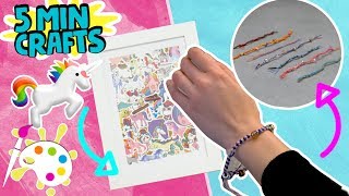 UNICORN collage + BRACELET 🦄 | 5 Minute Craft | How to Make | Easy Art and Craft for Kids