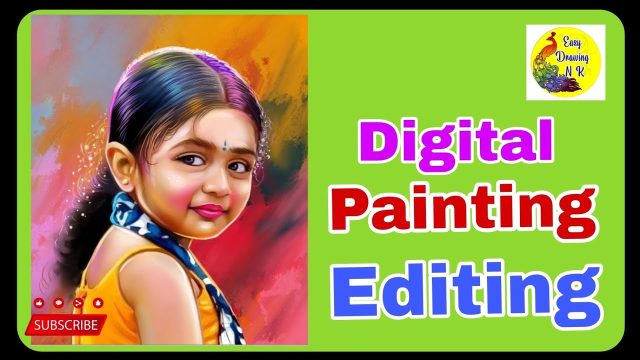 Digital Painting and Editing , time lapse video in ibispaint x - YouTube