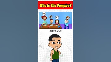Who is the vampire? #quiz #riddles #riddle #riddlechallenge #riddleoftheday