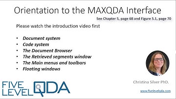 The MAXQDA Interface | Qualitative Data Analysis Services