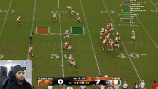 FlightReacts To Florida A&M vs. Miami Hurricanes | Full Game Highlights 2026!