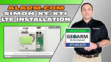 GE Simon XT/XTi Panel: Alarm.com Cellular LTE Communicator Installation