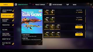new event Free scar ak47 groza ump M1887 FRE 7DAY FRE FIRE 🥰🥰😍😍