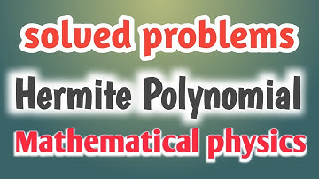 Solved Problems I Important I Hermite Polynomials I PGTRB I PHYSICS I NEET I TAMIL I Recurrence I