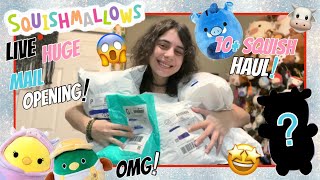 I’m Back!!😱HUGE LIVE Squish📦Mail DISO✨Opening! 6+ Packages, Custom🤩Squish, & TONS OF🐮COWS! (Q&A)